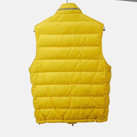 Brunello Cucinelli Yellow Puffer Vest - Picture 2 of 16